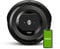 iRobot Aspirapolvere robot, Roomba e6192, 2 spazzole in gomma multisuperficie, ideale per animali domestici, suggerimenti personalizzati, compatibile con assistenti vocali, 33 W, nero