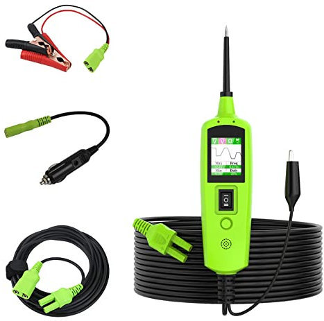 BELEY Probador de Circuito, Conjunto de Sonda Circuito de Potencia, Probador de Circuito paraSistema Eléctrico de Camión de Motocicleta de 12/24v