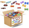 MIX GOURMAND | Assortiment de 250 mini-chocolats Mars, Snickers, Bounty, Twix, Milka, Daim, Toblerone | emballés individuellement 1.9 kgs | boite à partager pour les fêtes et anniversaires