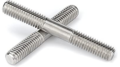 BOUACOUA Barre Filettate a Doppia Estremità Acciaio Inox 304 Adattatori Filettati Doppia Estremità Filettato Viti Bulloni M5x160mm (5 Pezzi)
