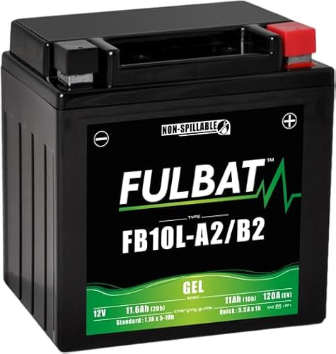 FULBAT BATTERIE MOTO FULBAT GEL FB10L-B2 12V 11AH 120A