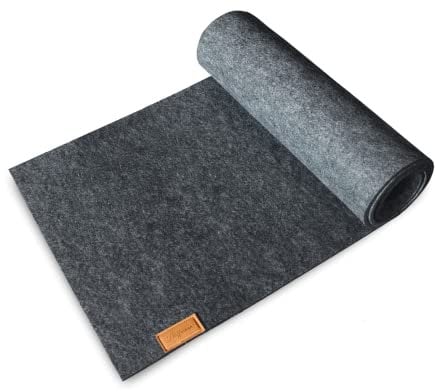 Tischläufer aus Filz abwaschbar I Filzläufer mit Hoffmann Logo I Tischsets, Platzsets 100x30 cm oder 150x40 cm (150 x 40 cm)