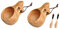 Ksrnsne 2 Stück Holzbecher nordischen, Kuksa-Tasse, tragbar, Camping, Freien, Trinkbecher, Kaffeebecher mit Holzlöffel