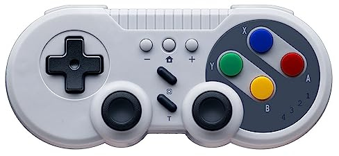 Controlador de juego inalámbrico Pro para Nintendo Switch Lite/OLED recargable clásico Gamepad portátil Joystick retro remoto Joypad con detección de movimiento, vibración dual, función turbo y