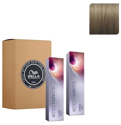 2er Wella Illumina 7/81 Mittelblond/Perlasch 60ml