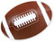 Lena 62183 Football 13 cm, Outdoor Ball für Rugby Spiel, American Football zum Werfen und Fangen üben, Sportball In- & Outdoor, Rugbyball für Kinder ab 12 Monate, Ball in Braun und Weiß