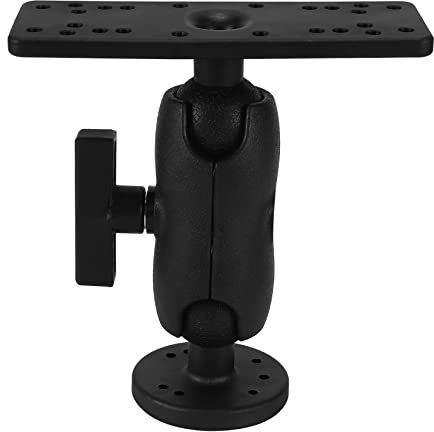Ereiyasd Universal Marine Kayka Elektronischer Fischfinder Mount Fishfinder Plate Rotating Boat Supporter