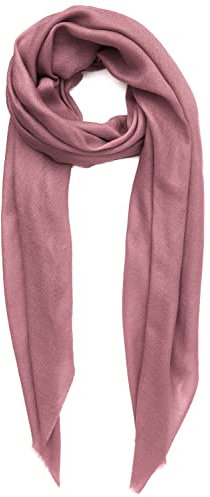 Kaschmirschal Hergestellt in Kashmir India (Geschenkbox) Intelligente Merinowolle Seiden kaschmir Mischung Extrem weicher langer Schal Frauen Manner Pashmina Herbst Winter Rötliches Rosa