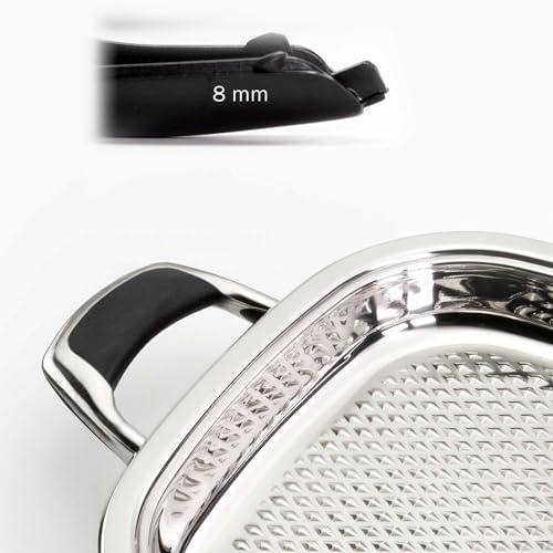 OPPAHA Grillpfannengriffe 100% AMC kompatibel - Gewinde aus Messing und Bakelit Verbrühungsschutz - Set mit 2 Griffen