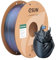 eSUN Chameleon PLA Filament 1.75mm, Glitter 3D Drucker PLA Filament, Farbverlaufsänderung Maßgenauigkeit +/- 0.05mm, 1KG Spule (2.2 LBS) für 3D Drucker, Techno Schwarz