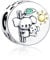 Feitery Koala Mutter und Kind Charms Herz Anhänger Kompatibilität für Pandora Armband Geschenke zum Muttertag