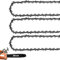 3 Pack 20 Inch Chainsaw Chain, 50cm Bar 76 Drive Links, 0.058 Gauge, 0.325 Pitch Replacement Chain Low-Kickback Chainsaw Chains Fits for Echo, Black & Decker and Other Chainsaws