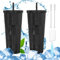 BORDEAG Lot de 2 Gobelets Isothermes 750 ml Avec Couvercle, Paille et Brosse - Grande Capacité - Noir