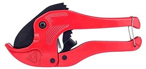 42mm PVC Pipe Cutter Aluminum Plastic Pipe Water Pipe Hose Scissors Plier Hose Cutting Knife Ratchet Plumbing Tools Hand Tools for Hydraulic Systems, Automobile Maintenance