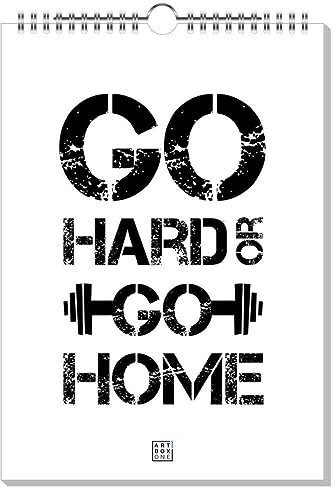 artboxONE Kalender 2026 Motivation Wandkalender A4 2026 Sport/Motivation