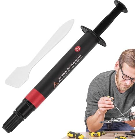 Pâte Thermique PC, pâte Thermique de Refroidissement,Pâte Thermique pour Le Refroidissement | Nettoyant pour pâte Thermique, Silicone Thermique à conductivité, sûr