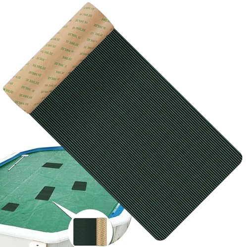 Niesel Patchs de réparation de piscine, kit de réparation de patchs pour piscine – kit adhésif pour réparation de piscine hors sol, autocollant de réparation pour piscine enterrée résistante
