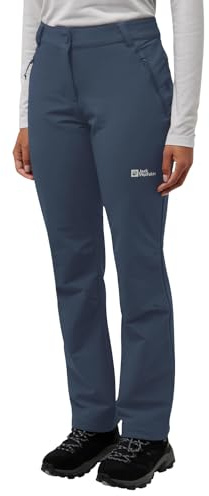 Jack Wolfskin Damen Activate Thermic Pants Wanderhose, Midnight Sky, 44 EU