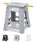Heimwohl Tritthocker Klappbar 40 cm Grau, 2025 Upgrade: Klapphocker Faltbar mit 150 kg Tragfähigkeit, Falthocker mit Drehgriff, Ideal für Zuhause, Büro, Draußen, Aufstiegshilfe Pferd