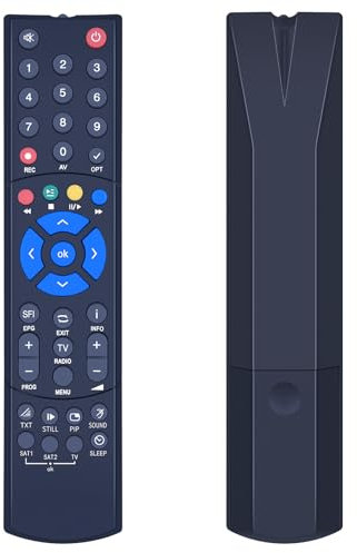 TCNOUMT Ersatzfernbedienung Kompatibel mit TechniSat Digic Auftrag S1 S2 S1+ S2+ K1 PVR235S FBPVR235 PVR235
