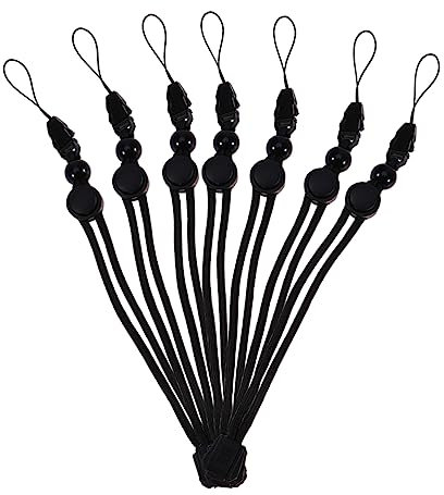 Housoutil Lot de 10 Réglables pour Lampe de Poche Anti-Perte avec Boucle Métallique Cordon de Poignet pour Appareil Photo et Téléphone pour École et
