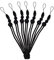 Housoutil Lot de 10 Réglables pour Lampe de Poche Anti-Perte avec Boucle Métallique Cordon de Poignet pour Appareil Photo et Téléphone pour École et