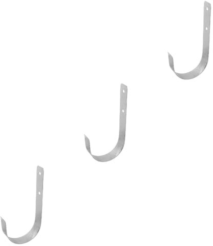 Luxshiny 3 Piezas Gancho Inoxidable para Soporte Resistente para Piscina y Colgador Multiusos para Organización de Toallas Ropa y Herramientas