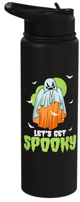 Let's get Spooky Halloween Stainless Steel Insulated Water Bottle