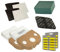 Set - 20 Staubsaugerbeutel + HEPA Filter + Kohlefilter + 20 Duftstäbchen Für Vorwerk Tiger VT 251 252, VT251, VT252 | Zubehör - Ersatzteile