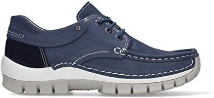 Wolky Comfort Schnürschuhe Fly Summer - 11820 Nubukleder denimblau - 40