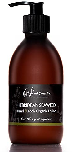 The Highland Soap Company Hebridean Seaweed Hand & Body Lotion 300ml - Refreshing & Nourishing Lotion with Seaweed, Shea Butter & Aloe Vera