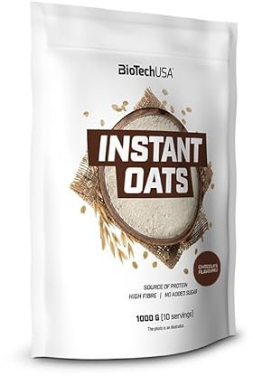 BioTechUSA Instant Oats, Avena istantanea, eccezionale fonte di fibre e proteine, 1000 g, Cioccolato