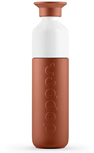 Dopper Insulated Terracotta Tide Thermosflasche 350ml - Doppelwandig, auslaufsicher, hält 24h kalt/9h heiß - Edelstahl Trinkflasche - Thermobecher - Kaffeebecher - Wasser, Tee
