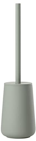 Zone Denmark Nova One Ceramic Toilet Brush with Soft Touch Steel Coating, Matcha Green
