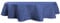 Tischdecke oval Leinenoptik 160x220 cm Lotuseffekt Tischwäsche Wasserabweisend Tischtuch Fleckenabweisend Bügelfrei Abwischbar Waschbar Innen und Außen Perleffekt (Blau, 160 x 220 cm)