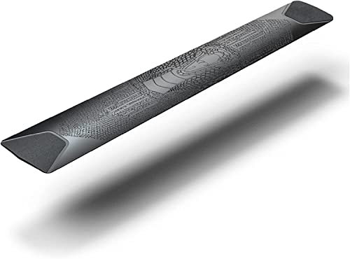 Carkio Protezione del telaio della bicicletta, 3M MTB Protezione del telaio del tubo rimovibile per bici giù, nastro adesivo antigraffio per la maggior parte dei telai della bici (nero-serpente)