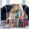 Ariana Cat Girl Grande Flanelldecke, Bettwäsche, Fleecedecke, weiche Decken, Klimaanlage, Decke für Sofa, Couch, Wohnzimmer, 150 cm x 125 cm
