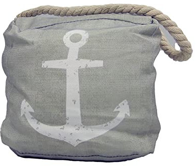 maritimer Türstopper│Anker grau│ Maße 14x14x14cm ┼ GRAU