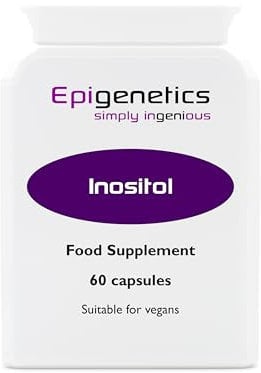 Inositol 500mg | Vitamin B8 Nutritional Food Supplement | 60 Vegan Friendly Vegetable Capsules UK Made | 1 Capsule Daily (2 Month Supply)
