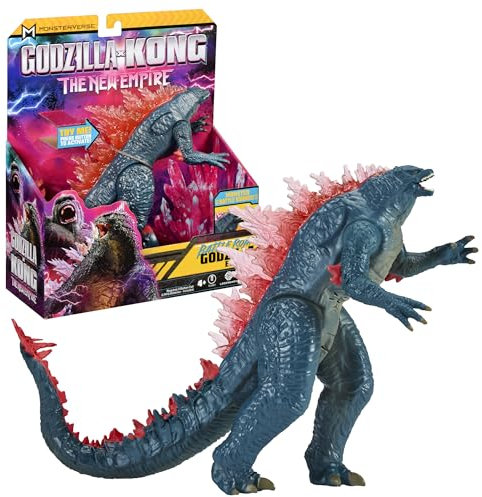 MonsterVerse - Godzilla x Kong, bewegliche Figur, 18 cm, mit Geräuschen und Bewegung des Kiefers, zufälliges Modell, für Kinder ab 4 Jahren, MN305