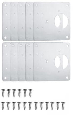 Scharnier-Reparatur-Set, Schrank-Türscharnier-Befestigungsplatte, Türscharnier-Montage-Reparatur-Set, Reparatur-Seitenteile, Tür-Panel-Verbindung