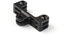 Aluminium Dual Twin Mount Adapter für GoPro Hero 12/11/10/9/8/7/6/5 Schwarz, DJI Osmo Action Kameras