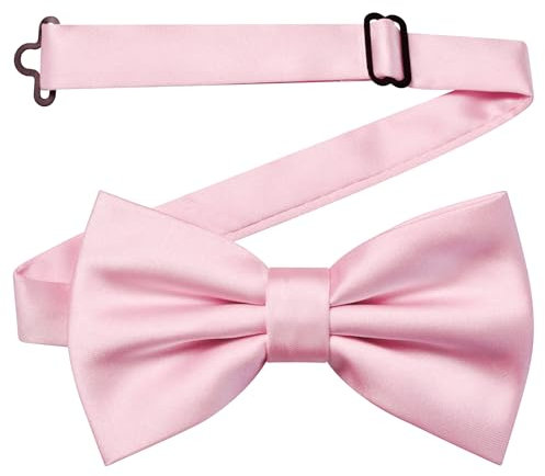 MAIANY NœUds Papillon Homme, Avec Gancio RéGlable, NœUd Papillon Classique Pré- Noué Pour Costume, IdéAl Pour Les Mariages Pour Hommes, NœUd Papillon Pour Dames (Rose)