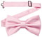 MAIANY NœUds Papillon Homme, Avec Gancio RéGlable, NœUd Papillon Classique Pré- Noué Pour Costume, IdéAl Pour Les Mariages Pour Hommes, NœUd Papillon Pour Dames (Rose)