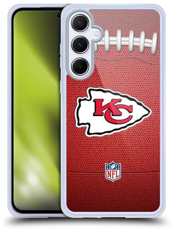 Head Case Designs Offizielle NFL Fußball Kansas City Chiefs Graphics Gel Handyhülle Hülle [Militärischer Schutzgrad] Kompatibel mit Samsung Galaxy A55 5G
