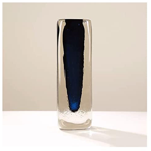 Jarrones Jarrones de Cristal Ligeros y creativos, arreglo Floral Sencillo y Moderno for Mesa de salón, decoración de jarrón de Cristal Jarrones Decorativos(L)