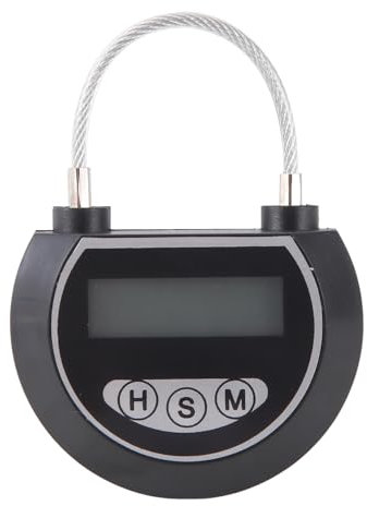 Willoghsa Contenitore elettronico per timer, per giocattoli, colore: nero