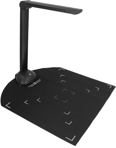 Dokumentenscankamera, 12 MP HD A3 A4 Dokumentenscanner mit LED-Licht, 3672 X 2856 Auflösung, Tragbar und Faltbar, USB, Dokumentenscanner