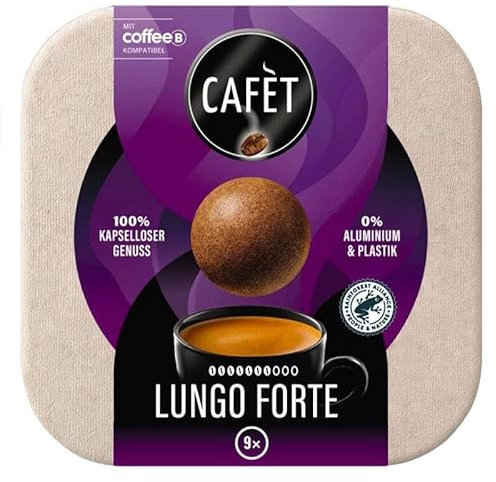 Cafet LUNGO FORTE für CoffeeB 9 Coffee Balls 51g