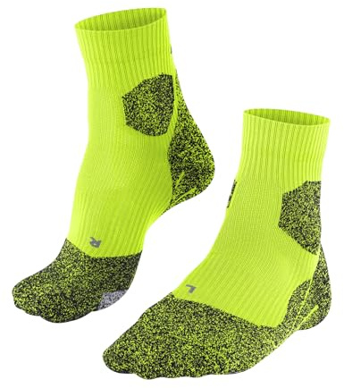 FALKE Herren Laufsocken RU Trail Grip M So Funktionsmaterial antiblasen 1 Paar, Gelb Lightning 1690, 44-45